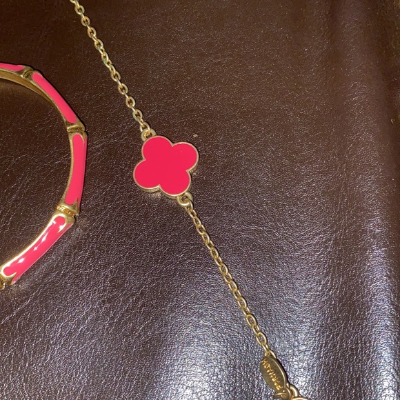 Preppy necklace and bracelet set - Picture 2 of 3